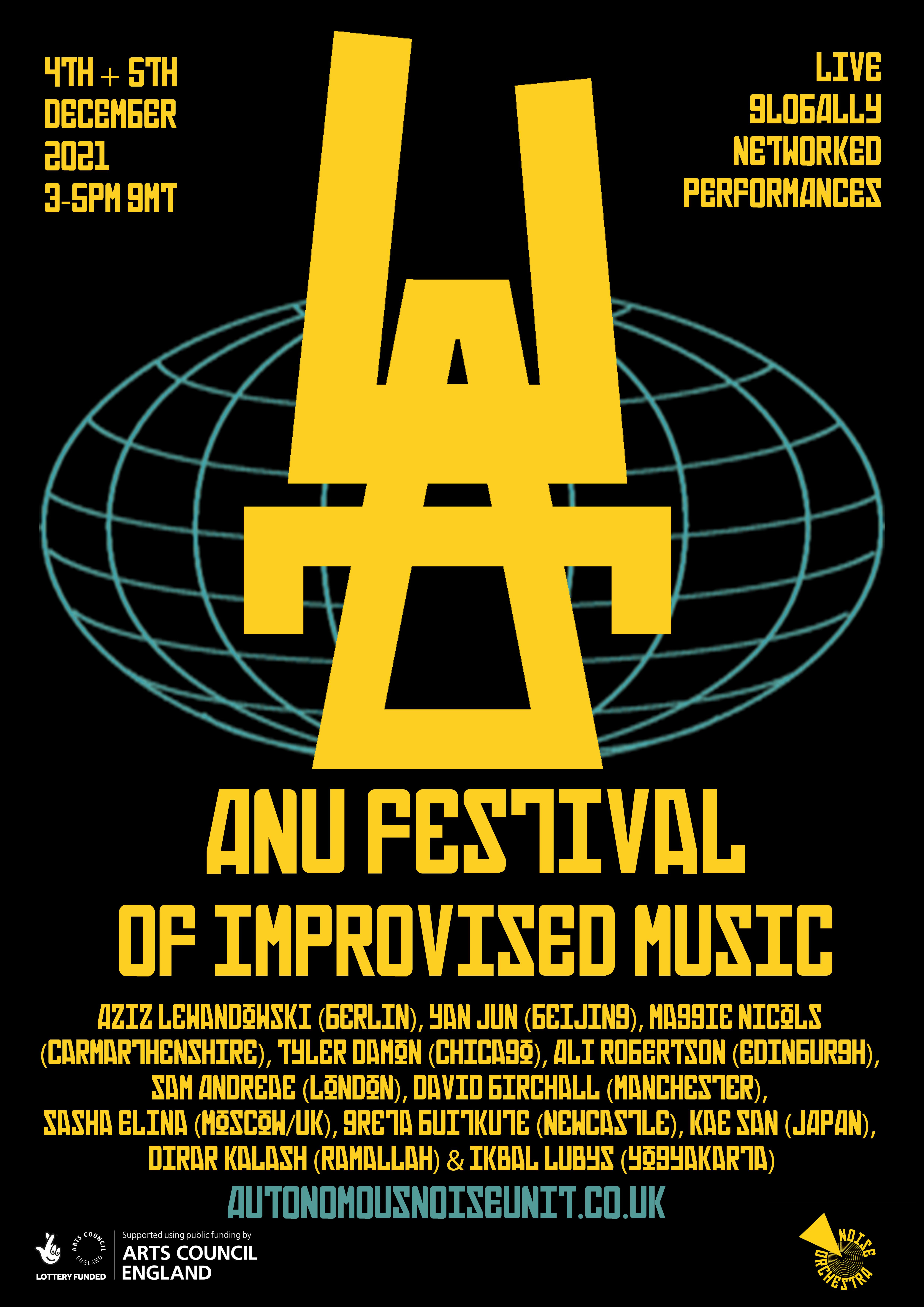 sam andreae ANU Festival of Improvised Music