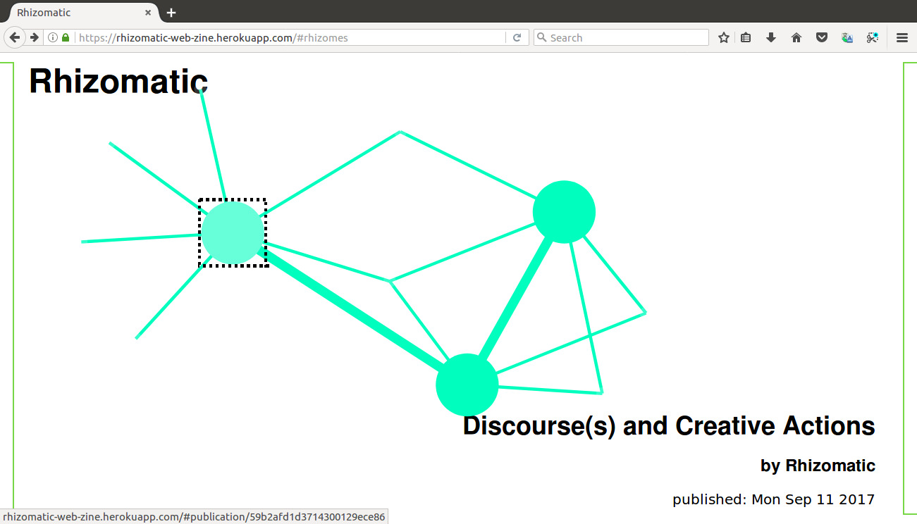 sam andreae Rhizomatic